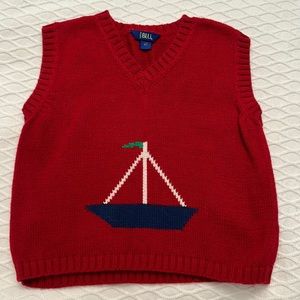 BLU boys red vest - Size 4T